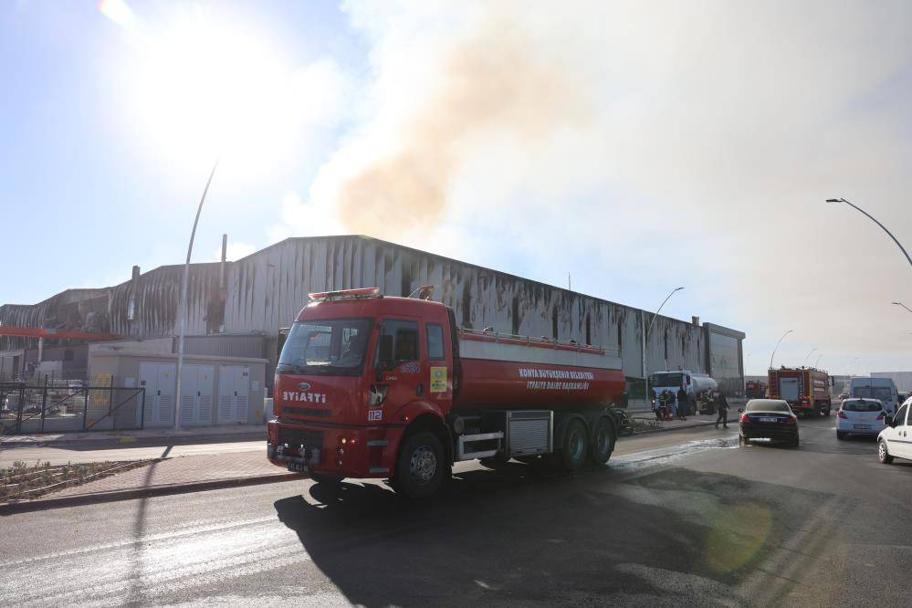 Son Dakika! Konya OSB’de fabrika yangını 13